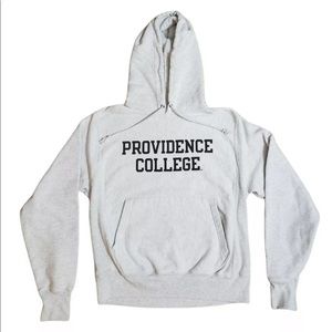 Vintage Champion Providence College Gray Hoodie.
